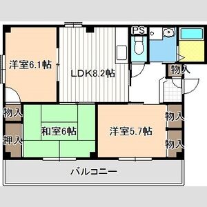 エスペラール明正の間取り