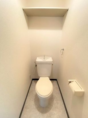 トイレ　ゆったりとした空間のトイレです