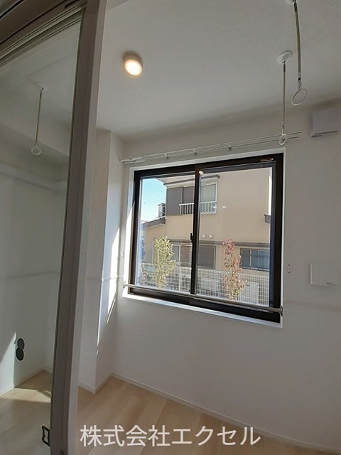 バルコニー　南向きです。