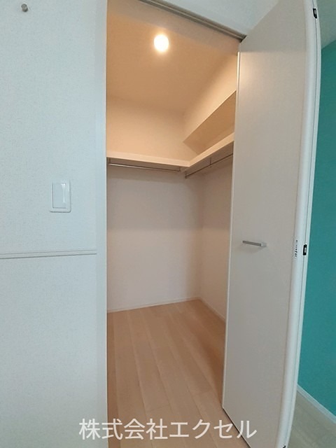 収納　ウォークインクローゼットです。