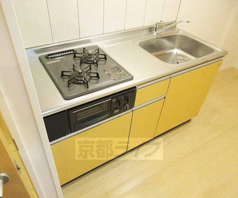 キッチン　二口コンロで使いやすい！