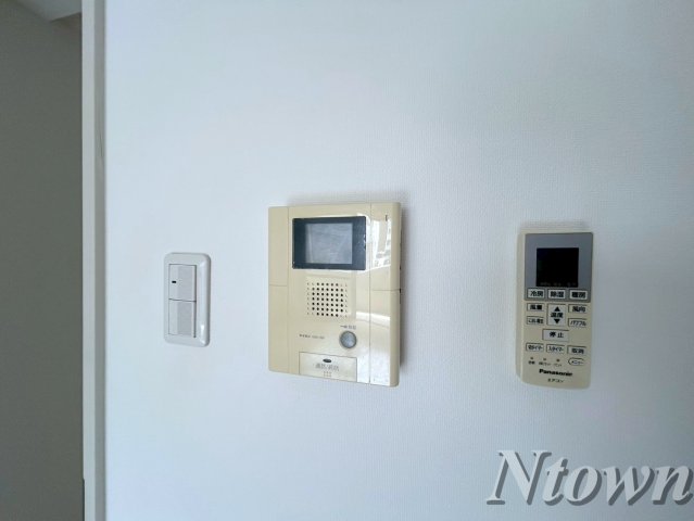 セキュリティ　モニター付きインターフォンです