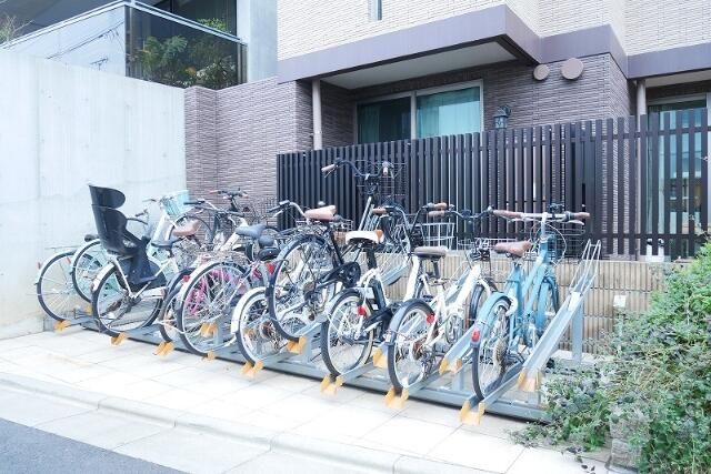 駐車場　駐輪場です