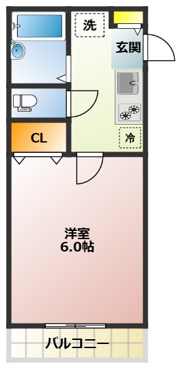 エイブル上板橋の間取り写真