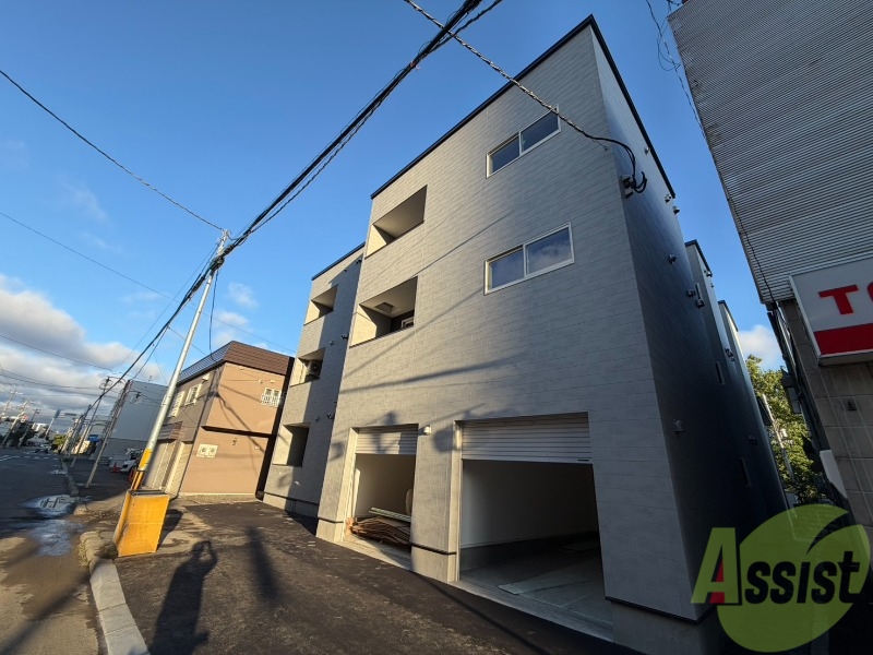 建物外観　札幌市東区北二十一条東「仮）キャットゥーナＮ２１」