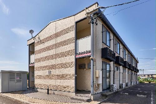 建物外観　WI－FI光インターネット環境完備。カードキー採用。