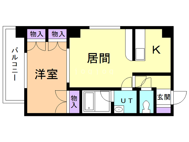 サンルート中島の間取り