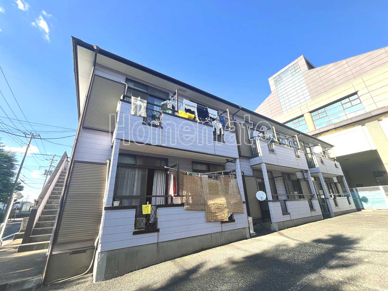 建物外観　日当たり良好南向き♪