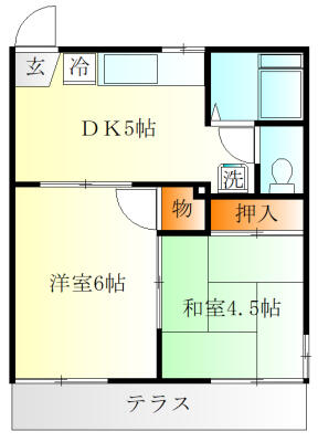 白幡ハイツの間取り