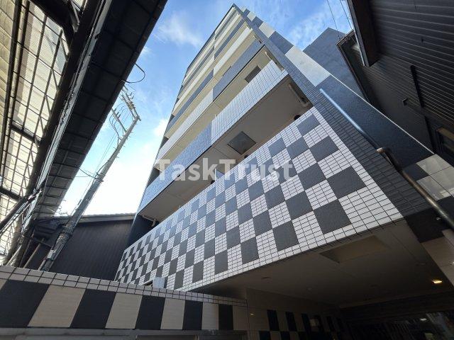 大阪市城東区今福西のマンションの建物外観