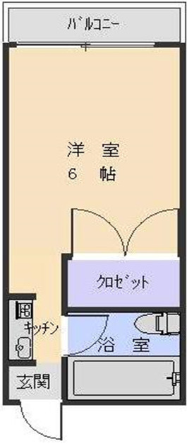 大橋ハイツ◆平鎌田字石切場◆東日本国際大近くの間取り