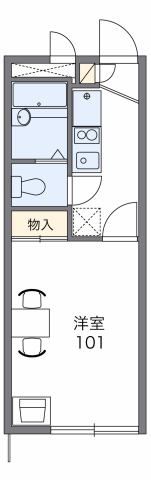 藤沢市城南のアパートの間取り