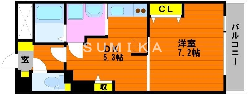 ラフィーネ大供の間取り