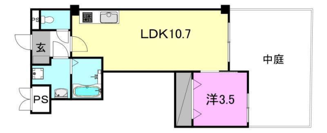 Mayfair南市駅Premiumの間取り