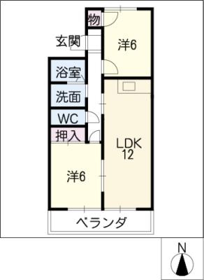 ハイツフジの間取り