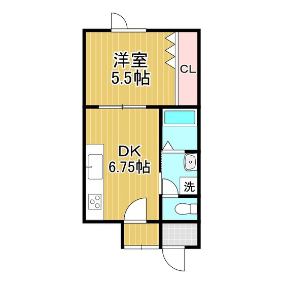 ハイツいとの間取り