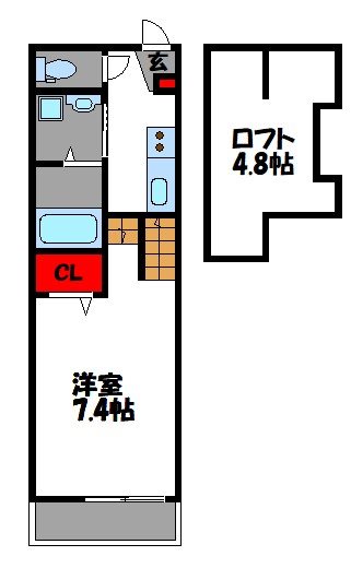 Crecia香椎駅前IIの間取り