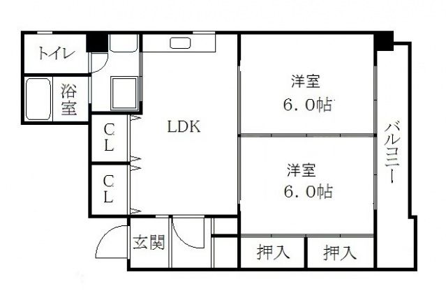 瀬野川ビルの間取り