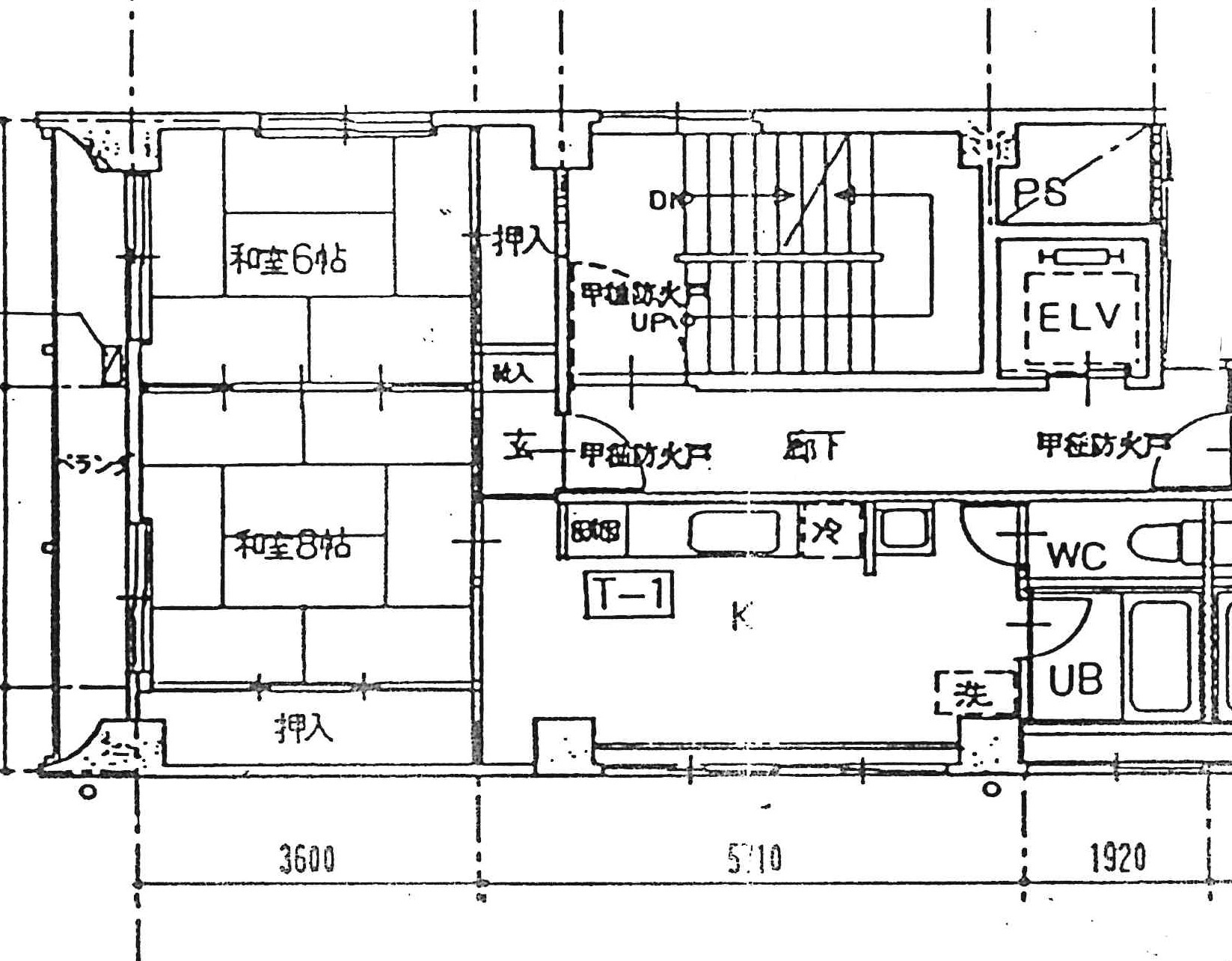 マンション瑞芳の間取り