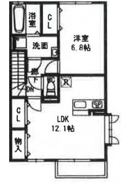 フォンテーヌBの間取り