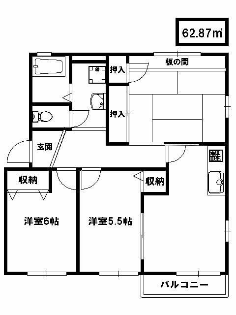 パルクヒルズの間取り