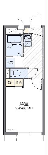 レオパレスサンハイツの間取り