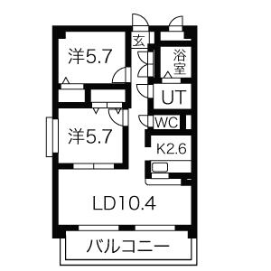 【I・H・K 駒止の間取り】