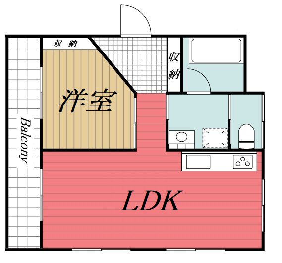 市原市有秋台西のマンションの間取り