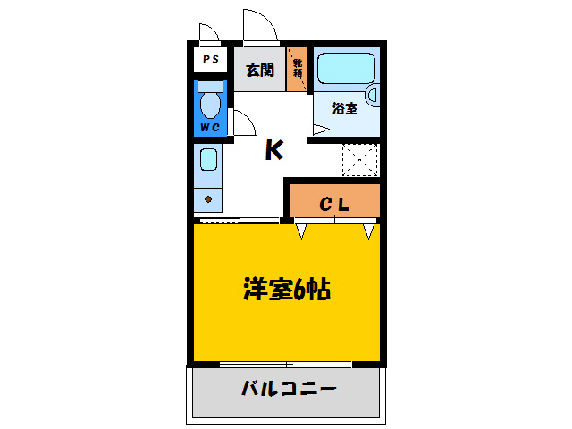 パールメゾン鳴門の間取り