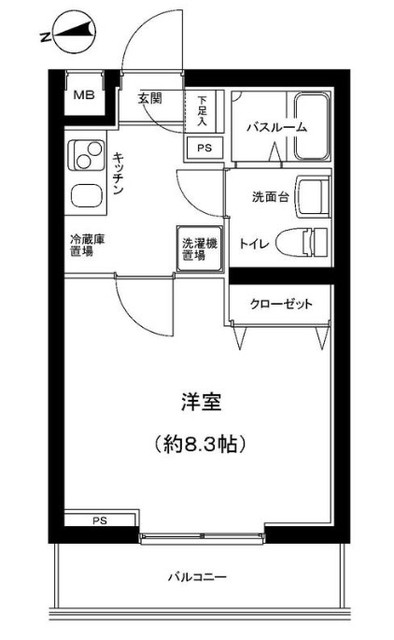 パティーナ大森Triaの間取り