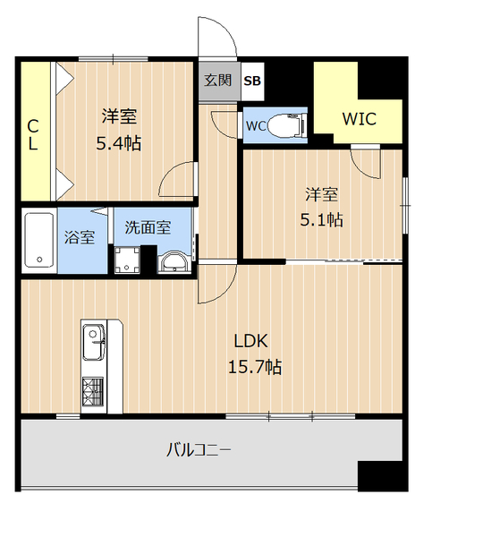 LIBTH下呉服の間取り