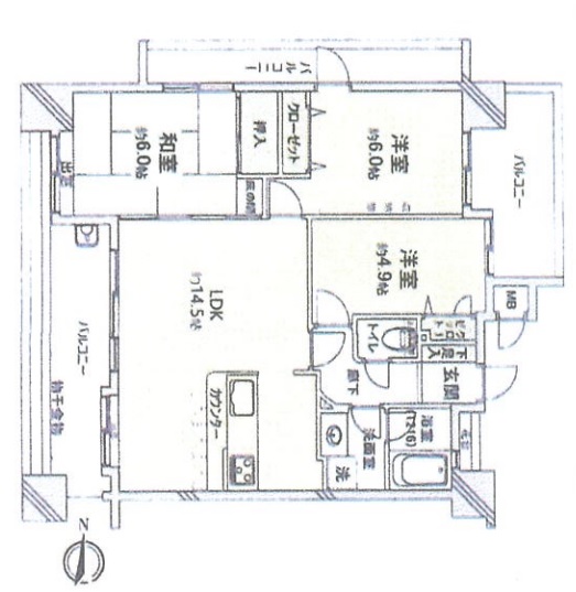 ブランシェーナ住吉の間取り