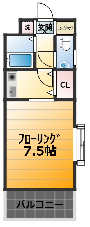 ハーバード・アイビー・スクエアの間取り