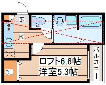 シエル荒巻の間取り