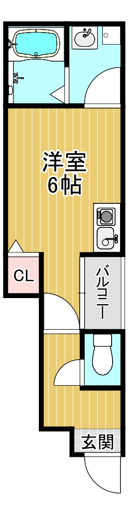 アイハウス港晴A棟の間取り