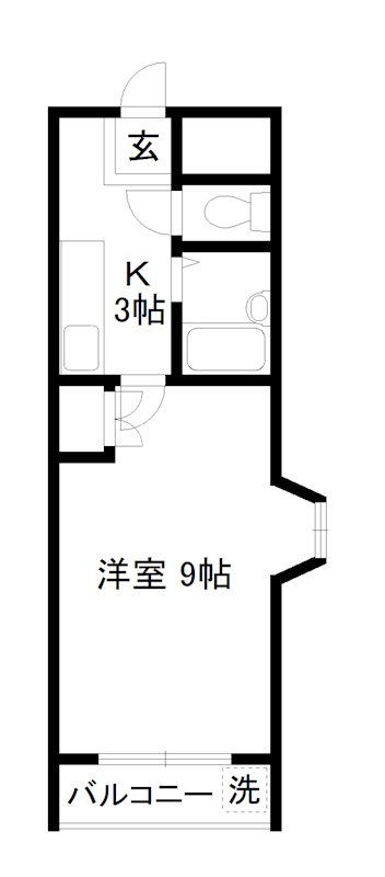 メゾンセザンヌの間取り