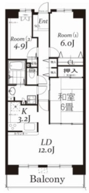 白井ロジュマンの間取り