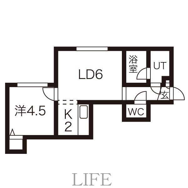 シャングリラ美園の間取り