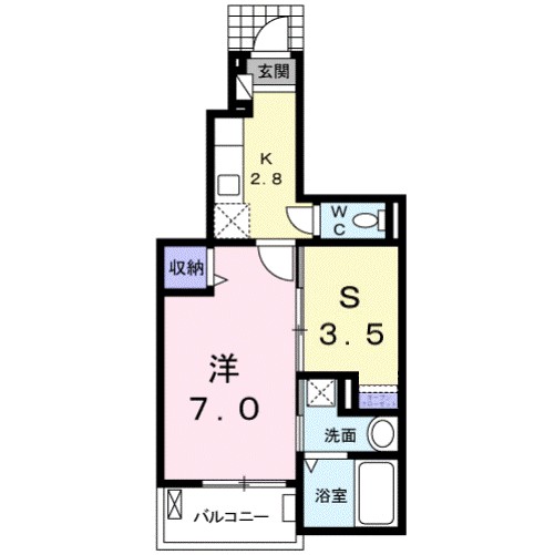 リバーサイド下田の間取り