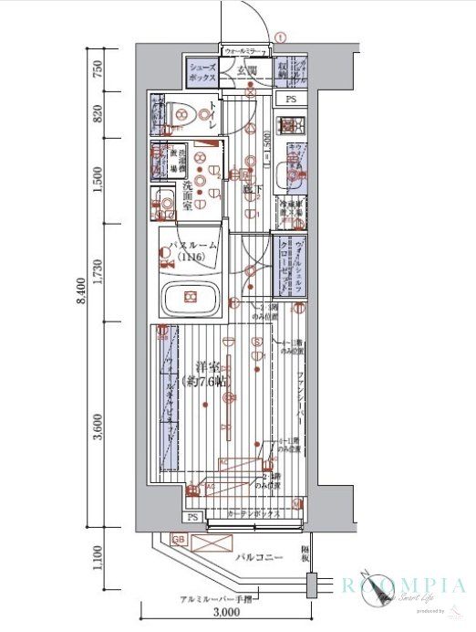 ブライズ東池袋の間取り