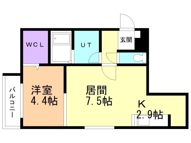 フォンテーヌ伏見の間取り