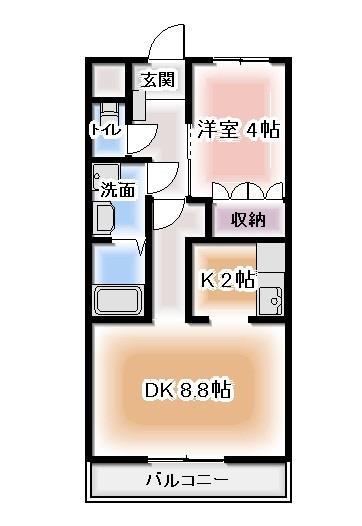 グランディール・ヒロの居間写真