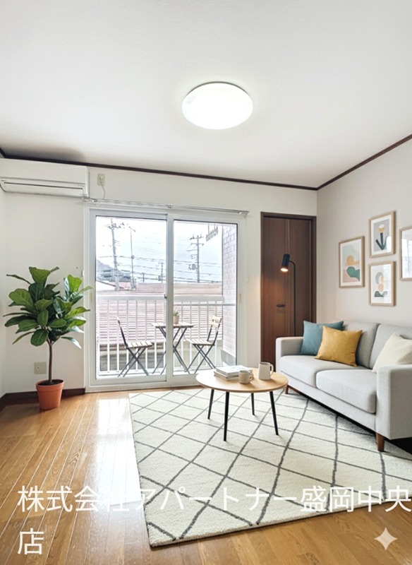 居室・リビング　※写真はCGで家具雑貨を作成したサンプルです。