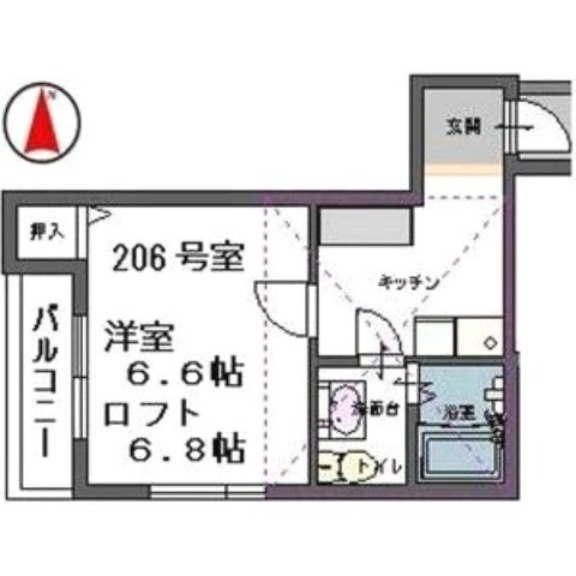 【ベアーレ南仙台の間取り】