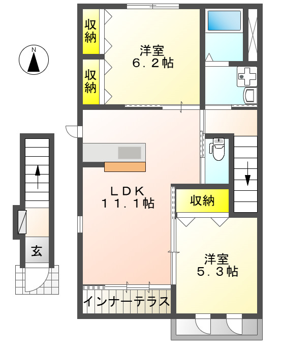 ヴァンベールの間取り