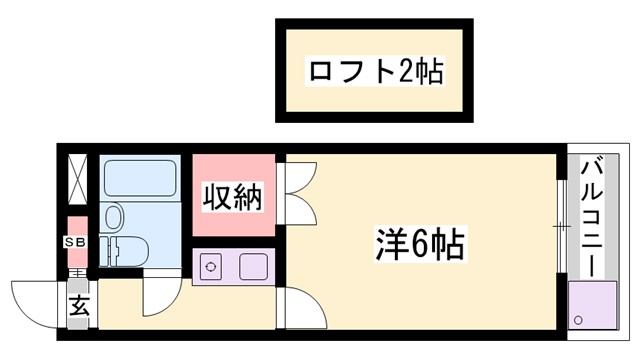 ヨーロピアン東加古川の間取り