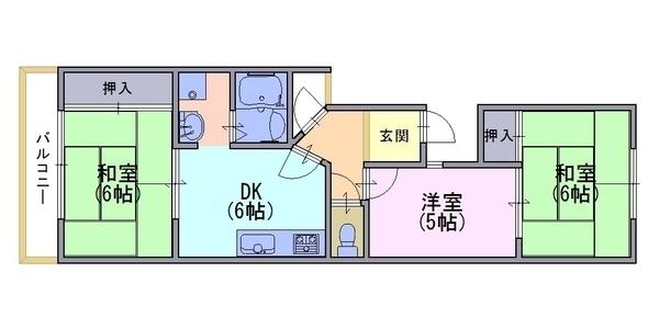 白井マンションの間取り