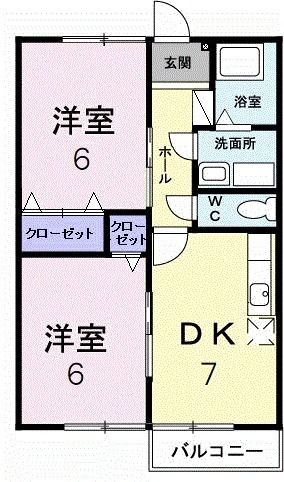 【パークハイツＴＨ　IIの間取り】