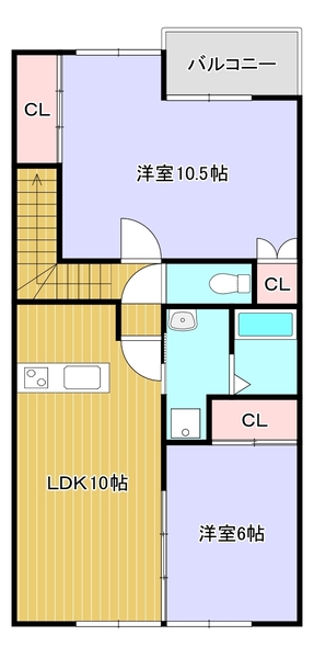 リクデロワＣ棟の間取り