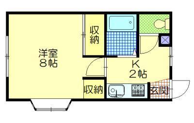 ドリームＫ・山王の間取り